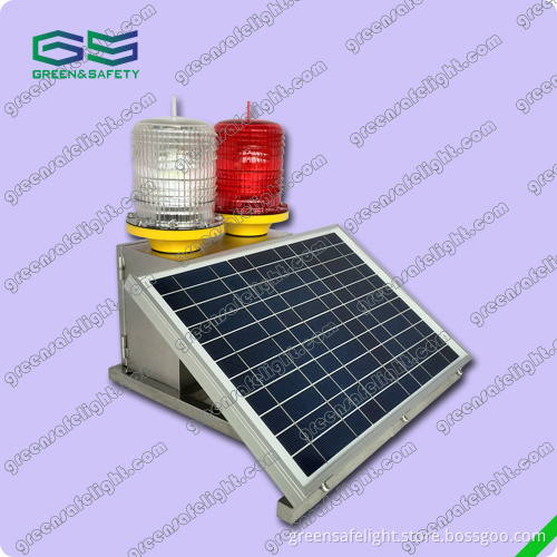 GS-Ms/R Medium-Intensity Dual Solar Aviation Obstruction Light
